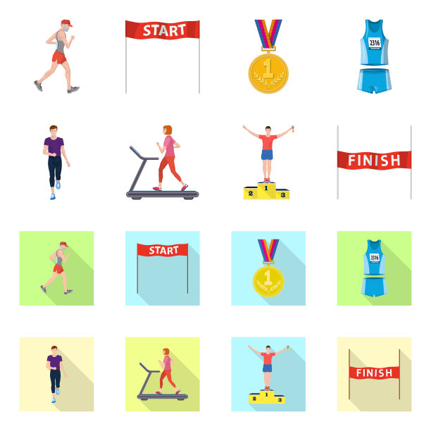 运动及优胜标志系列设计图片下载