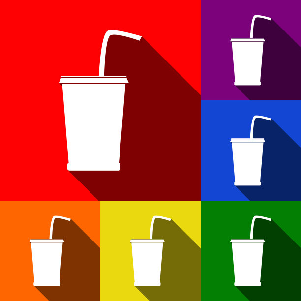 饮料标志的图标设置与图片下载