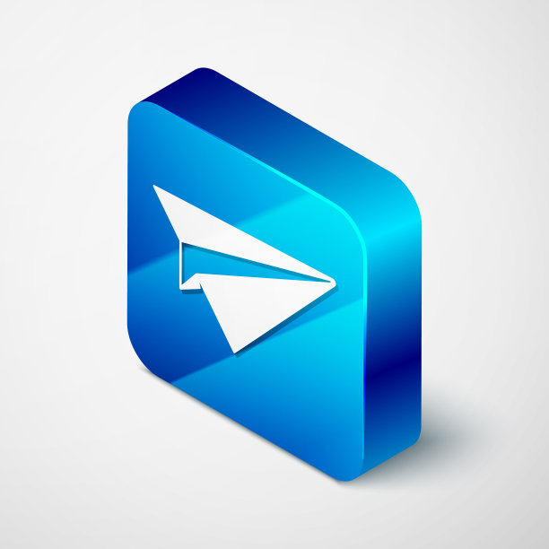 等距纸平面图标孤立在白色图片下载