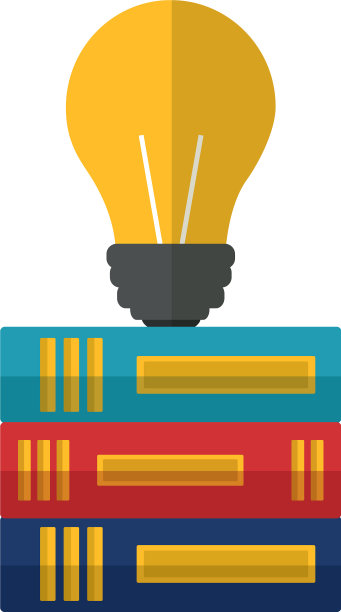 商业书籍中充斥着灯泡理念图片下载