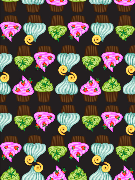 为糕点糖果题字模板图片下载