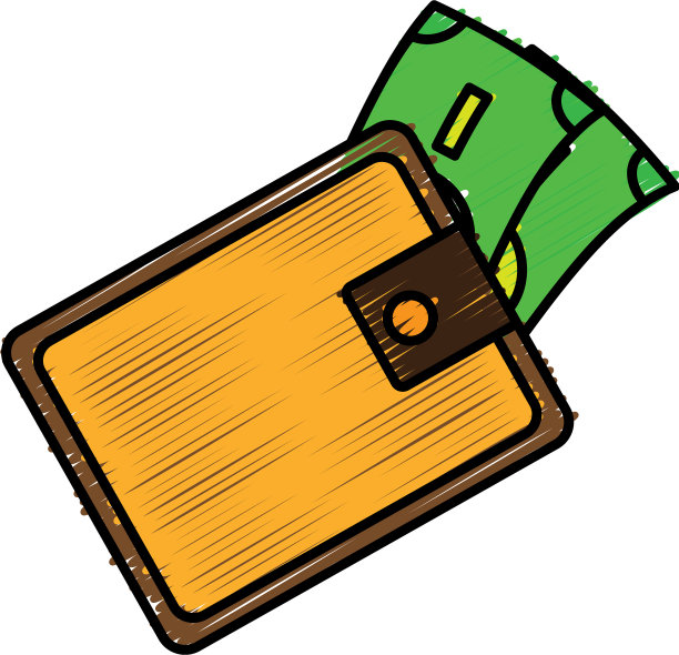 钱包里有钱图片下载