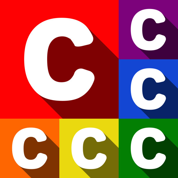 C字母符号设计模板元素集图片下载