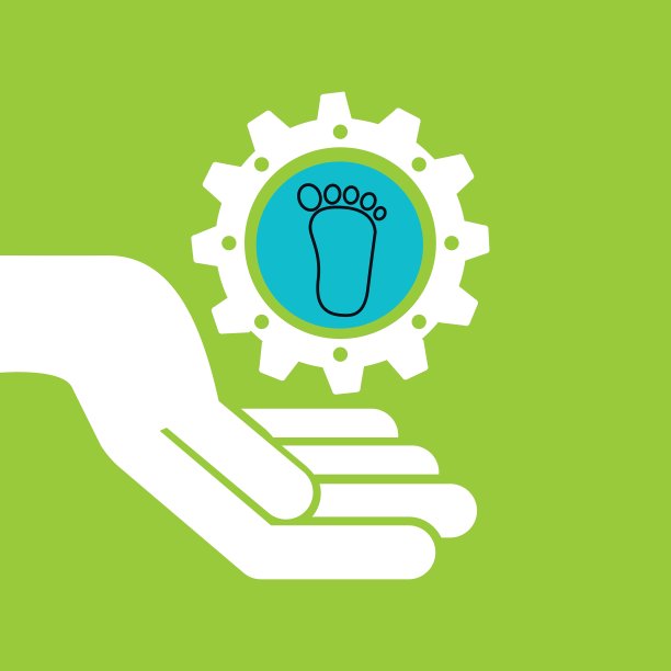 符号环境齿轮足迹图片下载