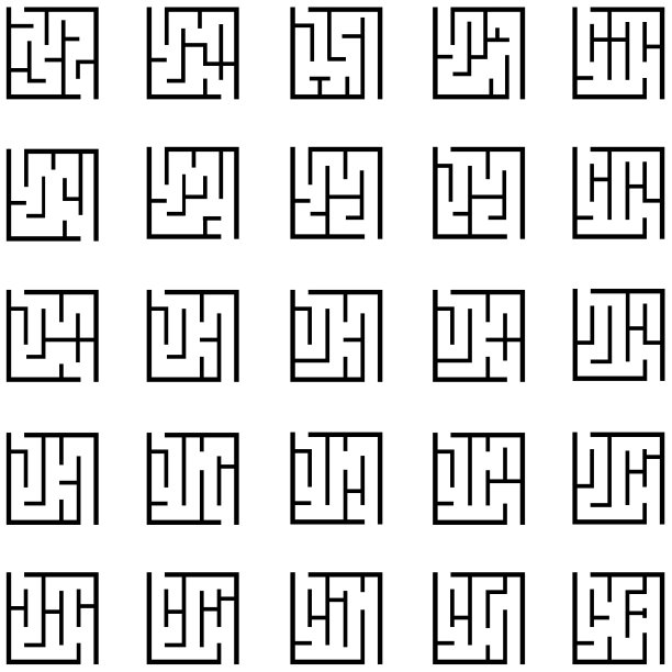 迷宫图标合集图片下载