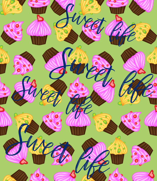 为糕点糖果题字模板图片下载