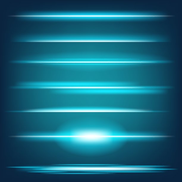 辉光效果创意概念套装图片下载