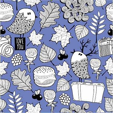 黑与白的森林为图片下载