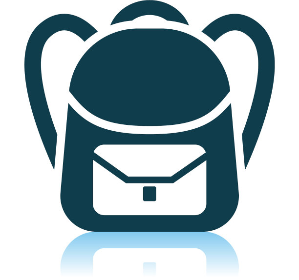 学校背包图标图片下载