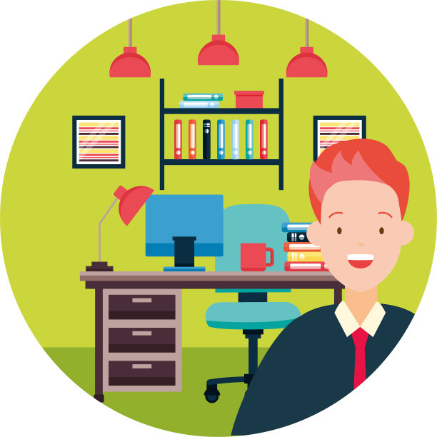 商人的办公室工作图片下载