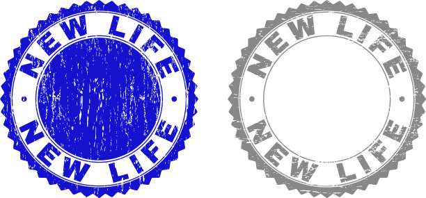 垃圾摇滚新生活刮邮票图片下载