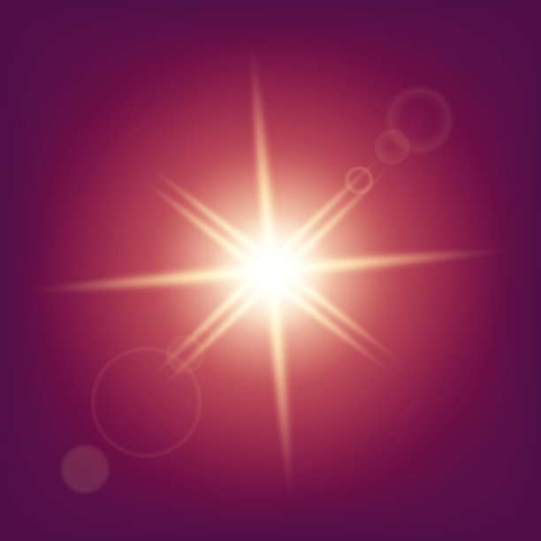 辉光效果创意概念套装图片下载