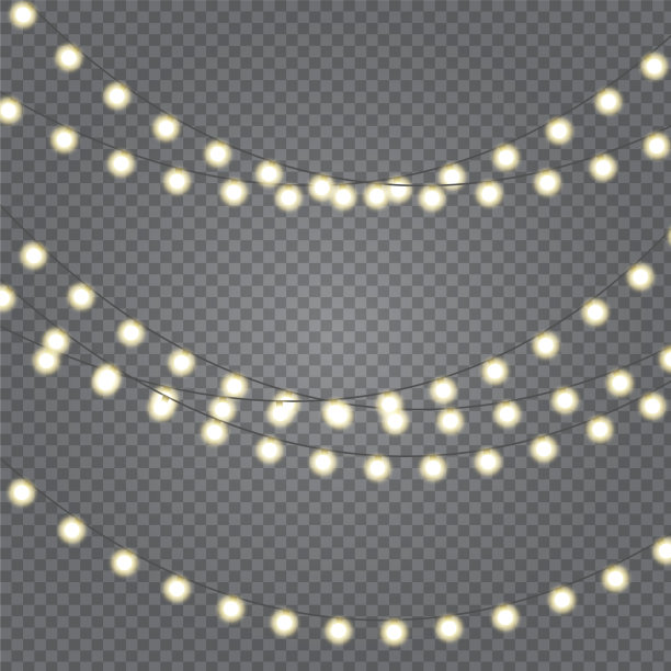 圣诞灯设置图片下载