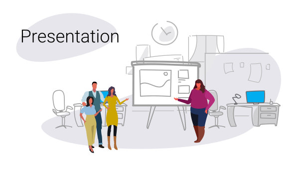 超重女性演讲者介绍金融图片下载