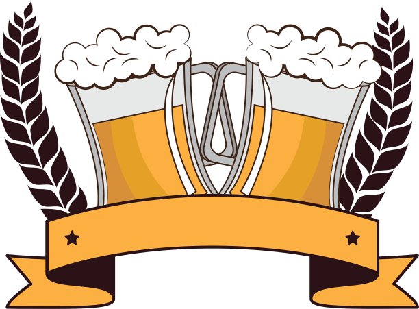 新鲜啤酒饮品图标图片下载