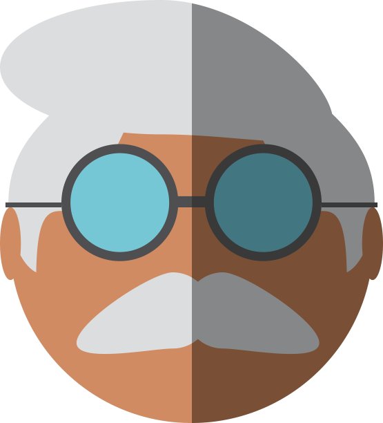 人们面对老人的偶像形象图片下载