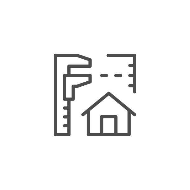 房屋项目线性图标图片下载