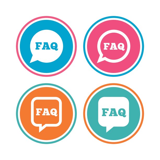 FAQ信息标志帮助语音泡泡图片下载