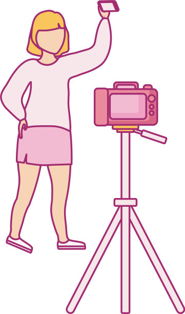 女人用智能手机自拍图片下载