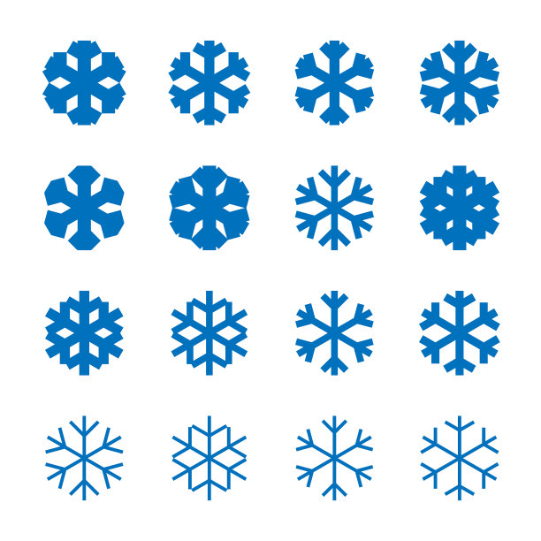 雪花合集图片下载