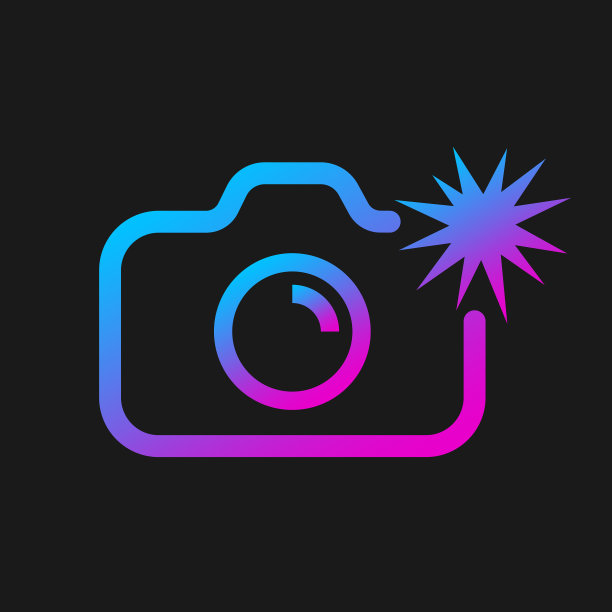 网络图标的现代线条艺术相机相机用图片下载