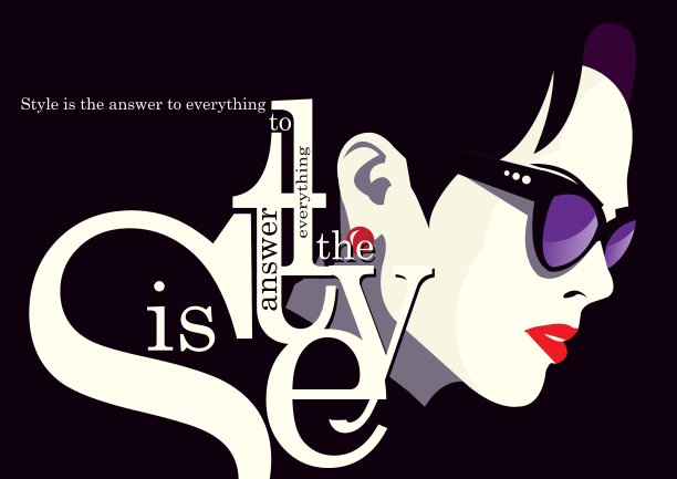 流行艺术中的时尚女性图片下载