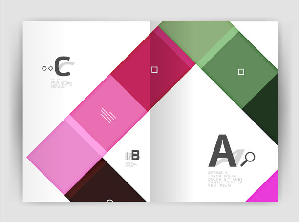 封面和封底均设a4大小版面业务图片下载