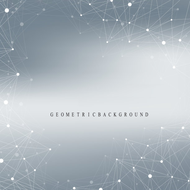 几何图形背景分子和图片下载