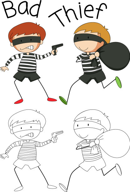 涂鸦坏贼的角色图片下载