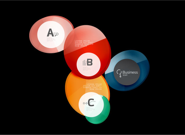 几何抽象信息图形横幅模板图片下载