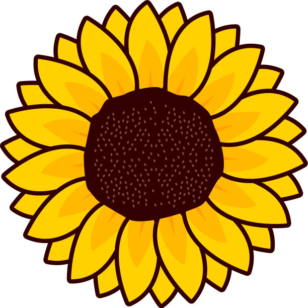 向日葵的标志图片下载