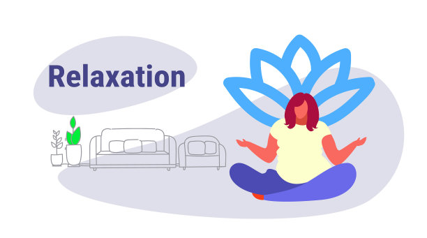 胖胖女孩坐莲花坐姿沉思图片下载