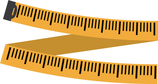 测量胶带饮食图标形象图片下载