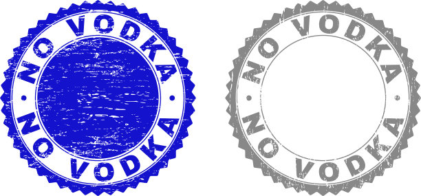 没有伏特加，没有乱涂的邮票图片下载