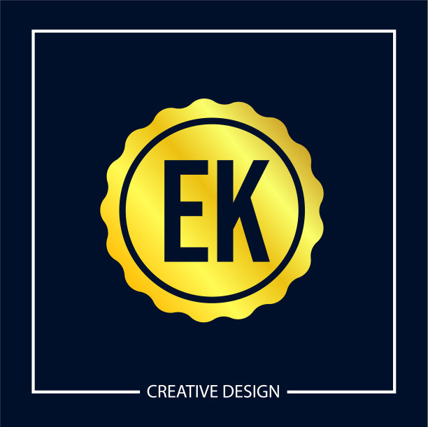 首字母ek标志模板设计图片下载