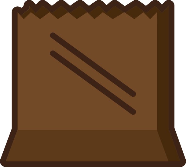 购物袋纸图标图片下载