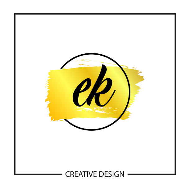 首字母ek标志模板设计图片下载