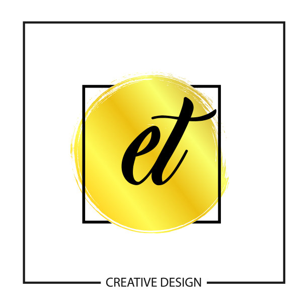 首字母et标志模板设计图片下载