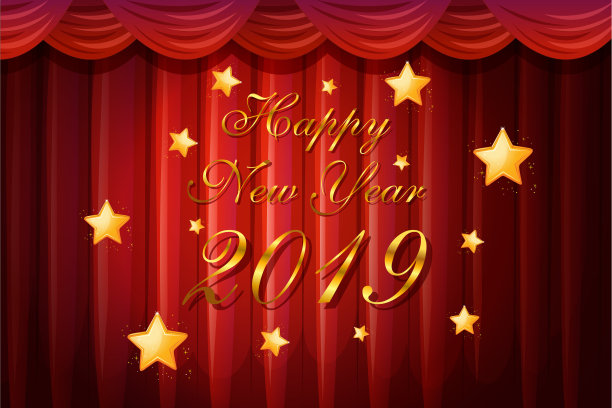 新年快乐模板图片下载