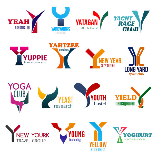 Y字母企业标识业务图标图片下载