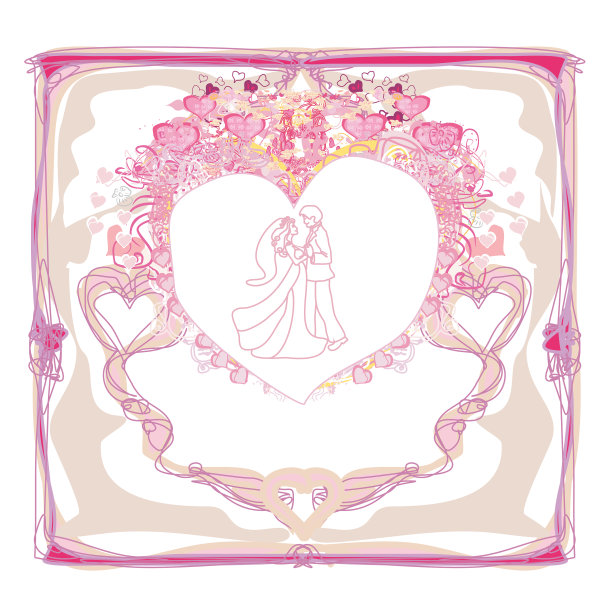 婚礼舞者-请帖图片下载