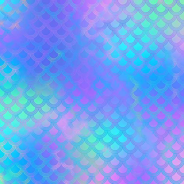 全息美人鱼缩放梯度背景图片下载