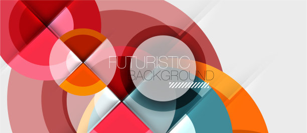 圆形几何设计模板图片下载