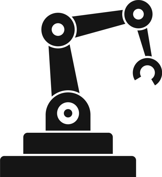 汽车机器人现代手图标简约风格图片下载