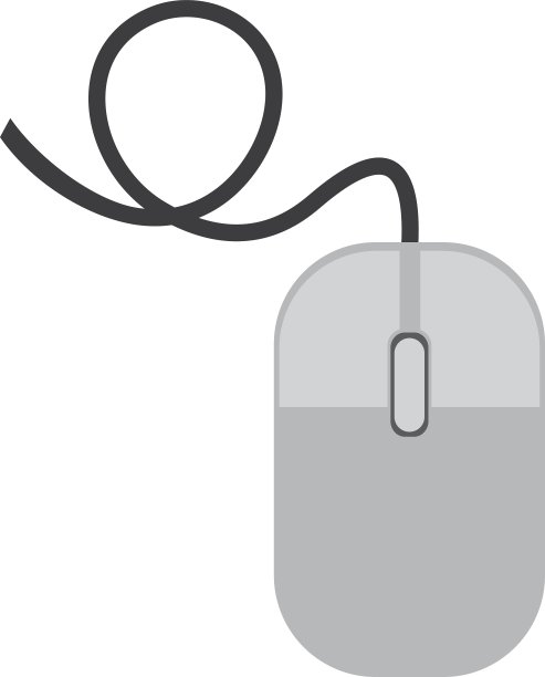 孤立鼠标设备设计图片下载