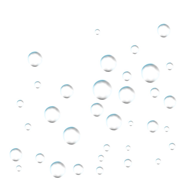 气泡白色背景，设计简单清晰图片下载