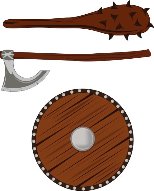 维京战士头骨图片下载