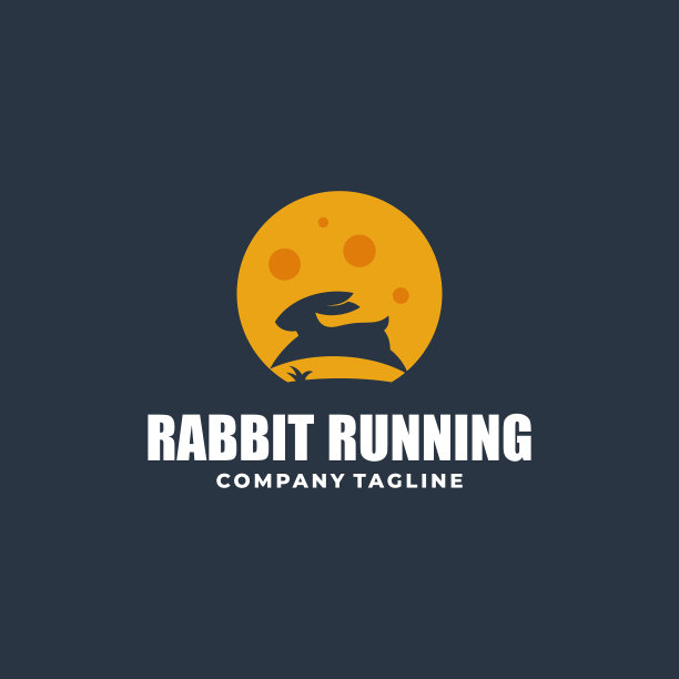 抽象的兔子颜色概念模板图片下载