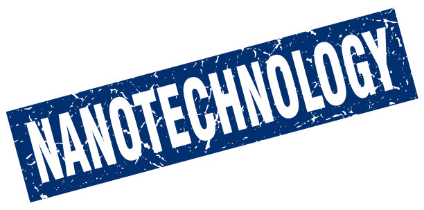 方形垃圾蓝色纳米邮票图片下载