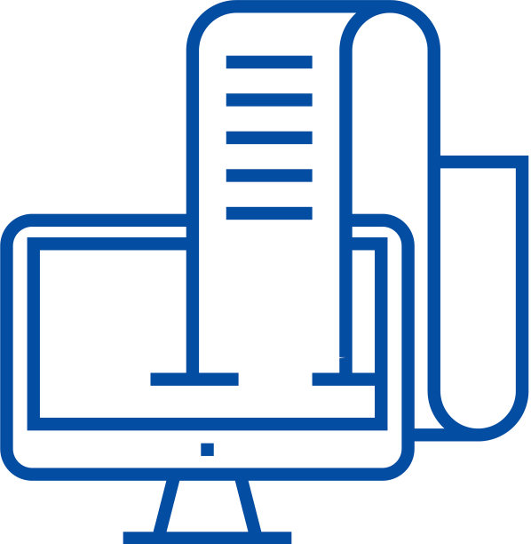 在线博客记者在线图标概念图片下载